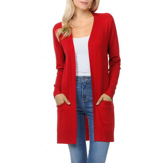 Riley Cardigan in Red