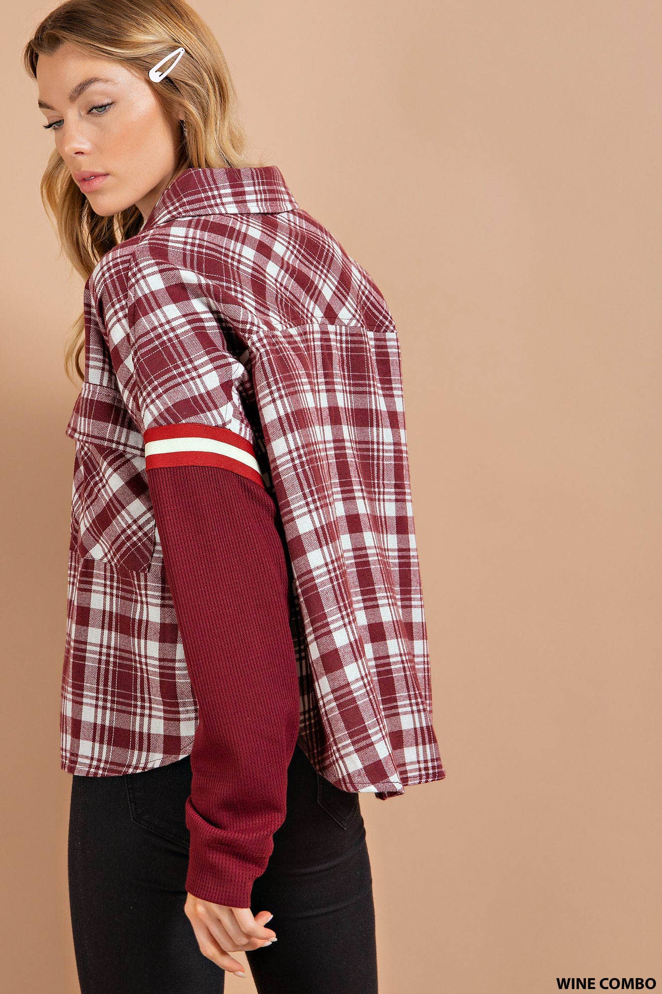 The Jenn Sporty Flannel Shirt