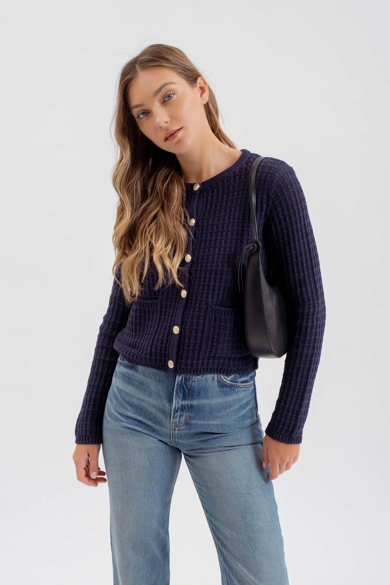 The Jackie Cardigan in Navy