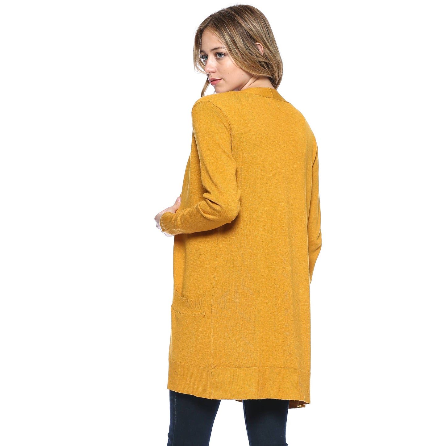 Riley Cardigan in Mustard