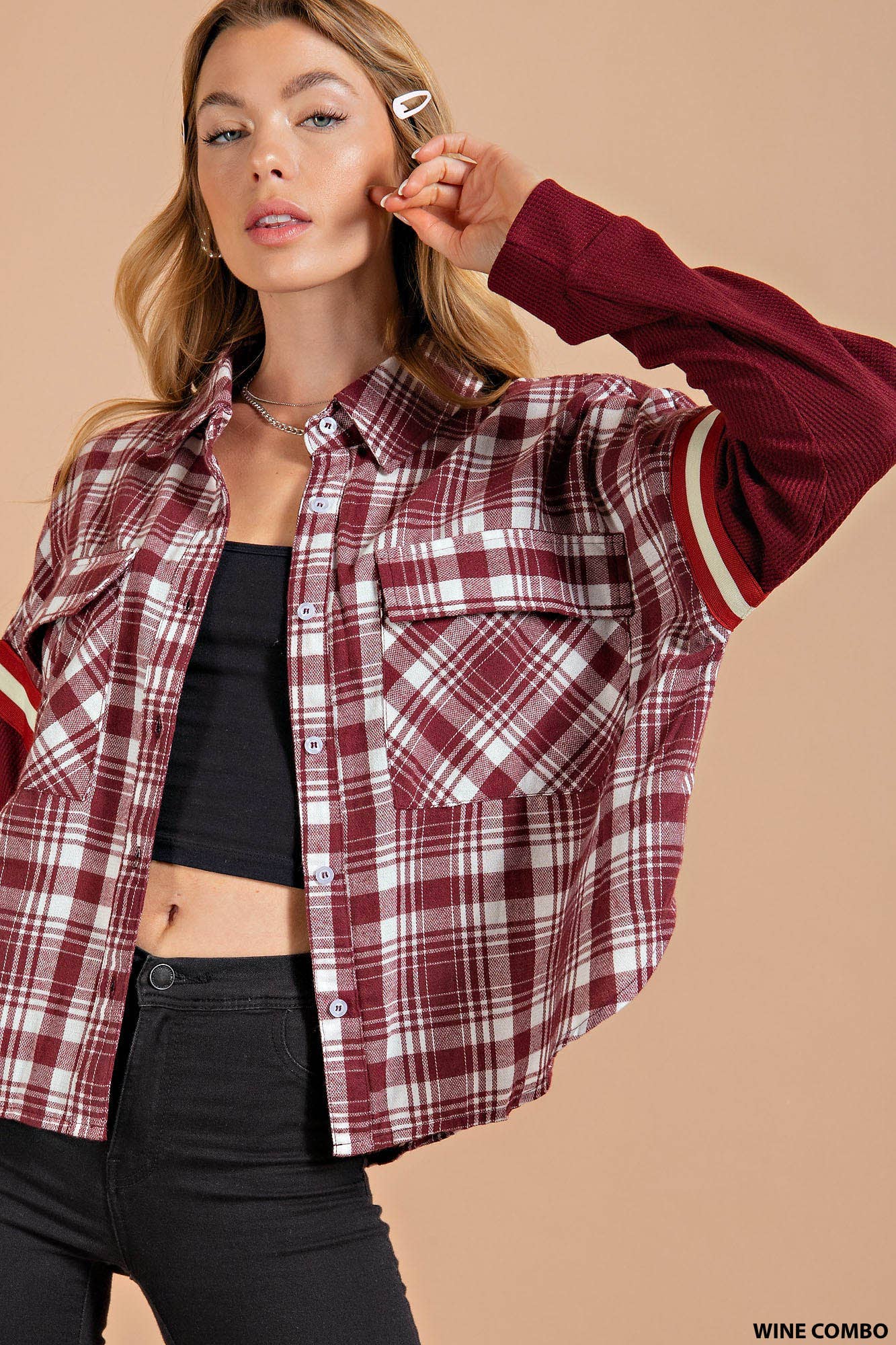 Sporty Flannel Shirt 