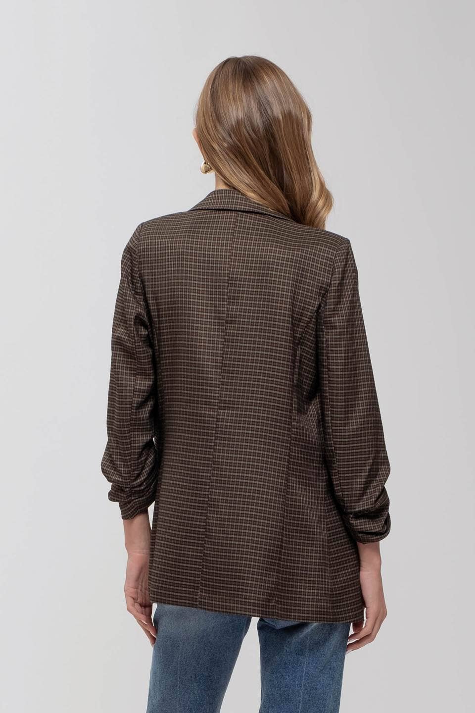 The Scottie Blazer in Dark Mocha