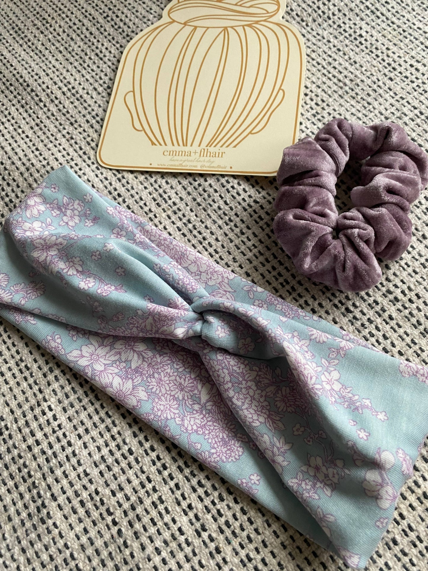 Assorted Headband and Scrunchie Set on Hair Card