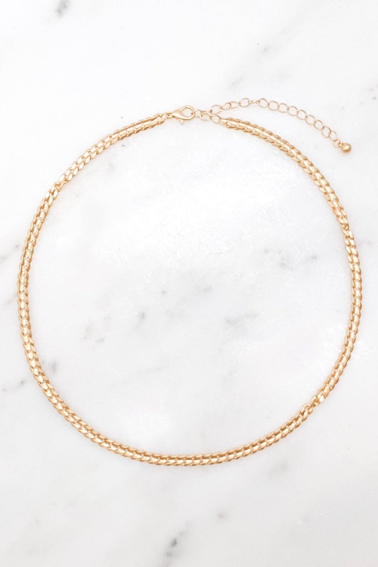 Nova Necklace in Satin Gold